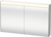 Duravit Brioso - Spiegelschrank mit Beleuchtung 760x1020x148mm graphit matt