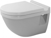 DURAVIT DuraStyle - Wand-Tiefspül-WC ohne Rimless weiß mit WonderGliss