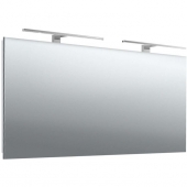EMCO Mee - Mirror with LED lighting 1300mm mirrored