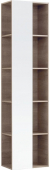 Geberit Citterio - Regal mit Spiegel 400x1600x250mm eiche graubraun
