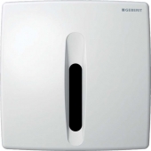 Geberit HyBasic - Urinalsteuerung mit elektronischer Spülauslösung Abdeckplatte Kunststoff weiß