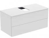 Ideal Standard Adapto - Waschtisch-Unterschrank 1 Auszug 850 x 503 x 368 mm hochglanz weiß lackiert