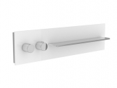 Keuco meTime_spa - Concealed Thermostat for 1 outlet clear truffle / chrome