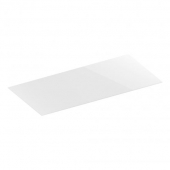 Keuco Edition 90 - Abdeckplatte für Sideboard Glas weiß klar