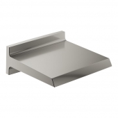 Keuco meTime_spa - Waterfall bath inlet for 1 outlet brushed nickel