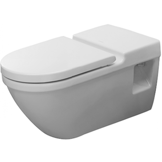 Duravit Starck 3 Wall Mounted Washdown Toilet Vital Without Rimless Xtwo - Duravit Starck 3 Wall Mounted Wc