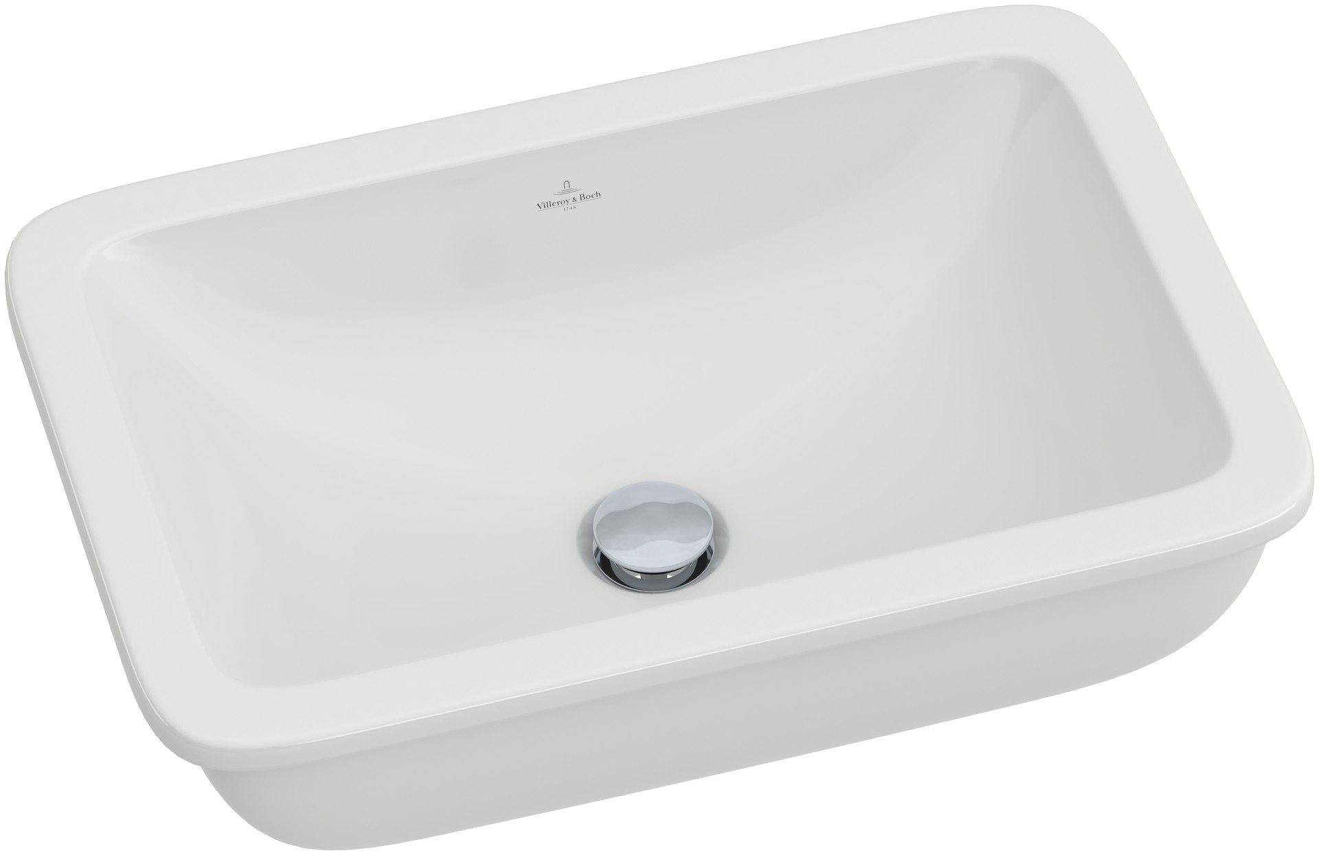 Reden een kopje historisch Villeroy & Boch Loop & Friends Undercounter washbasin without tap holes  540mm white | xTWOstore