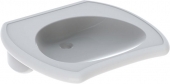 Geberit Vitalis - Washbasin 650x600mm without tap holes without overflow white without KeraTect