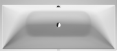 Duravit DuraSquare - Badewanne 1800 x 800 mm mit Ecke links weiß