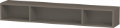 Duravit L-Cube - Shelf element horizontal 800 x 120 x 140 mm with 3 compartments flannel grey satin matt