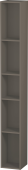 Duravit L-Cube - Shelf element vertical 180 x 1400 x 180 mm with 5 compartments flannel grey satin matt
