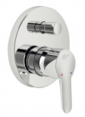 Ideal Standard Connect - Concealed single lever bathtub mixer for 2 outlets chrome