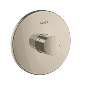 AXOR Uno - Concealed single lever shower mixer for 1 outlet brushed nickel