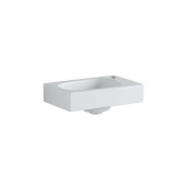 Geberit Citterio - Washbasin 450x300mm with 1 tap hole without overflow white with KeraTect