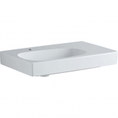 Geberit Citterio - Washbasin 750x500mm with 1 tap hole without overflow white with KeraTect