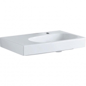 Geberit Citterio - Washbasin 750x500mm with 1 tap hole without overflow white with KeraTect