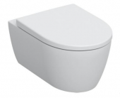 Geberit iCon - Set Wand-WC mit WC-Sitz Rimfree Tiefspüler 530 mm weiß KeraTect