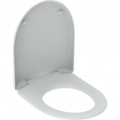 Geberit Renova Nr. 1 - WC-Sitz mit Deckel weiß mit L-Scharnieren edelstahl