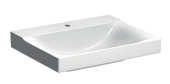 Geberit Xeno² - Washbasin 600x480mm with 1 tap hole without overflow white with KeraTect