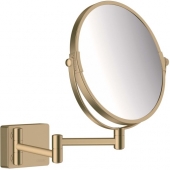 hansgrohe AddStoris - Mirror 3x and 1x magnification without lighting brushed bronze