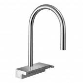 hansgrohe Aquno Select M81 - Single lever kitchen mixer with swivel spout chrome