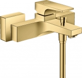 hansgrohe Metropol - Exposed Single Lever Bathtub Mixer with 2 outlets polished gold-optic