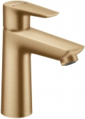 hansgrohe Talis E - Single Lever Basin Mixer 110 with pop-up waste set brushed bronze