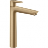 hansgrohe Talis E - Single Lever Basin Mixer 240 with pop-up waste set brushed bronze