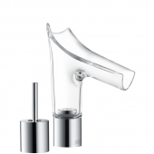 Hansgrohe Axor Starck V - Zweiloch-Waschtischmischer 110 mit Ablaufgarnitur polished red gold