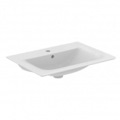 Ideal Standard Connect Air - Washbasin for Furniture 640x460mm with 1 tap hole with overflow white with IdealPlus