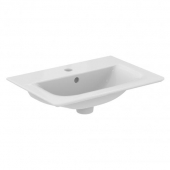 Ideal Standard Connect Air - Washbasin for Furniture 540x380mm with 1 tap hole with overflow white with IdealPlus