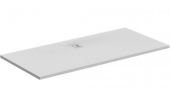 Ideal Standard Ultra Flat S - Rechteck-Brausewanne Ablauf mittig 1700 x 800 x 30 mm carraraweiß