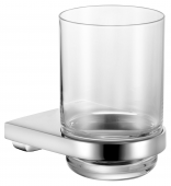 Keuco Collection Moll - Glashalter komplett mit Echtkristall-Glas