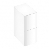 Keuco Edition 11 - Sideboard 31321, 2 front excerpts white / glass white