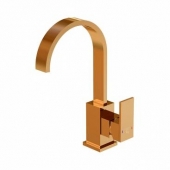 Steinberg Series 135 - Single Lever Basin Mixer L-Size with pop-up waste set rose gold