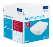 Villeroy & Boch Architectura - Wand-WC Combi Pack mit DirectFlush und CeramicPlus weiß