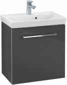 Villeroy & Boch Avento - Waschtischunterschrank 530 x 514 x 352 mm Anschlag links crystal grey