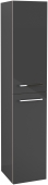 Villeroy & Boch Avento - Hochschrank 350 x 1760 x 370 mm Anschl links crystal grey