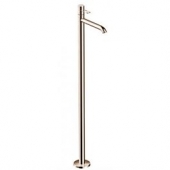 AXOR Uno - Single Lever Basin Mixer floor-mounted with projection 266 mm without waste set brushed nickel