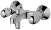 Ideal Standard Alpha - Exposed 2-handle Bathtub Mixer with bath filler for standard baths chrome