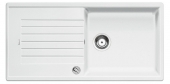 Blanco Zia - Spüle XL 6 S Silgranit PuraDur mit Ablauffernbedienung reversibel weiß
