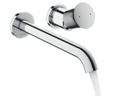 DURAVIT White Tulip - Single Lever Basin Mixer wall-mounted with projection 225 mm without waste set chrome