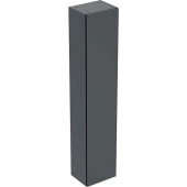 Geberit ONE - Hochschrank mit 1 Tür 360x1800x291mm schwarz matt