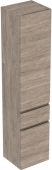 Geberit Renova Plan - Hochschrank mit 2 Türen 1 Schublade390x1800x360mm nussbaum hickory