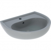 Geberit Renova - Washbasin 600x490mm with 1 tap hole with overflow manhattan without KeraTect