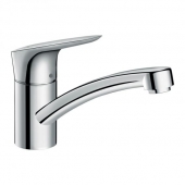 hansgrohe Logis - Single lever kitchen mixer 120 with swivel spout chrome
