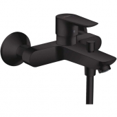 hansgrohe Talis E - Exposed Single Lever Bathtub Mixer with 2 outlets black matt