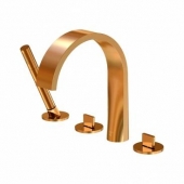 Steinberg Series 280 - Deck mounted bath mixer for bathtubs rose gold