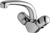 Ideal Standard Alpha - Two-handle lavatory faucet (projection 130 mm spout height 120 mm)
