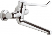 Ideal Standard CeraPlus Sicherheitsarmaturen - Wall-mounted basin safety fitting (spout 200 mm lockable S-connections not operating lever 180 mm)